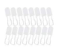 BUTIFULSIC 50 Piezas Precintos de Candado de Alambre Metálico Blanco para Logística con Diseño Fácil de Usar y Solución de Sellado Integrada,