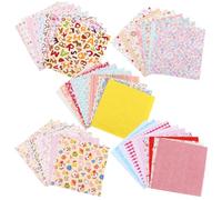 BUTIFULSIC 50piezas Telas de Algodón para Manualidades DIY Retales Patchwork Material de Costura Suave y Cómodo para Quilts Cojines y Scrapbooking