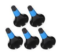 BUTIFULSIC 5piezas Conjunto Conos de Agilidad Deportivos de Plástico para Entrenamiento de Fútbol y Baloncesto con Cubo Marcador Portátil Resistentes y Visibles para Ejercicios Interior