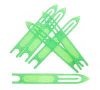 BUTIFULSIC 6 Piezas Lanzadera de Plástico para Reparar Redes de Pesca, Aguja Extra Ancha 26,5x3,5x0,52 Cm, Herramienta Resistente para Tejer Redes de Atarrayas y Trampas de Cangrejos, Uso