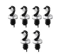BUTIFULSIC 6 Tapones Vertedores Decorativos Abs y Goma para Botellas de Aceite de Cocina Diseño Único y Seguro Color Aleatorio Ideales para Reuniones Familiares