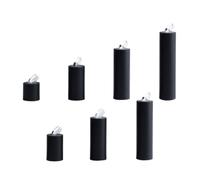 BUTIFULSIC 7piezas Soporte Acrílico para Anillos Diseño Cilíndrico Negro Organizador Joyas Compacto para Hogar Tienda Exhibición Elegante Color Aleatorio
