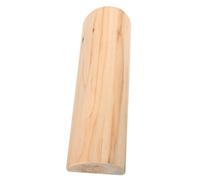 BUTIFULSIC Almohada Cervical de Madera Beige para Aliviar Dolor de Cuello y Espalda, Promueve Buena Postura, Adecuado para Uso en Casa Tienda de Masaje