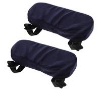 BUTIFULSIC Almohadillas Cómodo y Antideslizante para Reposabrazos de Silla de Oficina Espuma Viscoelástica, Material de Poliéster para Aliviar Dolor en Brazos Durante Largas Horas de
