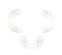 BUTIFULSIC Almohadillas Nasales para Comodidad y Ajuste en Gafas para Gafas Infantiles de Silicona 3 Piezas Soporte Nasal Antideslizante Flexible Color Aleatorio