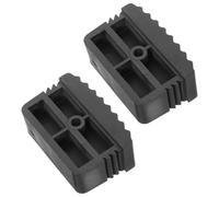 BUTIFULSIC Almohadillas para Pies de Escalera Antideslizantes de Goma Negra, 2 Piezas, Protección para Suelo y Reducción de Ruido para Uso en Casa y Exterior