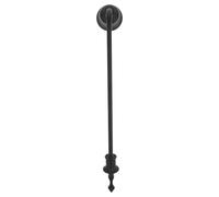BUTIFULSIC Apagallamas Vintage con Mango Largo de Aluminio Negro, Extintor Seguro para Mechas de Velas en Casa, Evita el Humo y Apaga Fuego Fácilmente