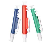 BUTIFULSIC Bomba de Pipeta Manual Capacidad 2ml, 10ml y 25ml para 3 Piezas Material Plástico y Manejo Ergonómico para de