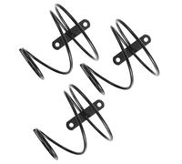 BUTIFULSIC Botellero de Vino Tinto de Hierro Negro Diseño para Colgar en Pared, 3 Piezas, Estilo Elegante y Simple, Ahorro de Espacio para Cocina o Bar