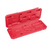 BUTIFULSIC Caja de Transporte para Calibrador Vernier Digital Roja de Plástico Resistente Superficie Lisa para Almacenamiento Portátil y Protección Segura