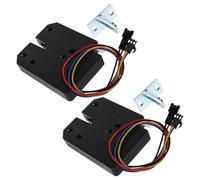 BUTIFULSIC Cerradura Electrónica Color Negro para Armarios y Máquinas Expendedoras, 2 Piezas, Mecanismo Robusto de Seguridad, Control Eléctrico sin Cable para Hogares y Lugares de Trabajo