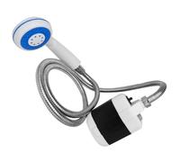 BUTIFULSIC Ducha Portátil para Camping Recargable Pulverizador Usb, Cabezal de Ducha Metálico Simple y Fiable para Uso en Interiores y Exteriores