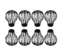 BUTIFULSIC Filtros de Bajante para Canalones de Techo 5.90X3.93X3.93 Pulgadas Rejilla Plástica Pack 8 Unidades Protección contra Hojas y Residuos para Exteriores