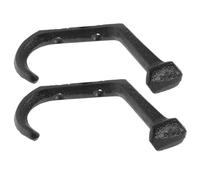 BUTIFULSIC Ganchos de Pared Rústicos de Hierro Fundido Vintage 2 Piezas para Colgar Bufandas y Llaves en Patios E Interiores Diseño Artístico y Resistente