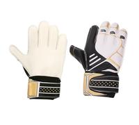 BUTIFULSIC Guantes de Guardameta Antideslizantes, 7, Color Negro, de Látex Resistente al Desgaste, Ajuste en Muñeca para Entrenamiento y Partidos de Fútbol