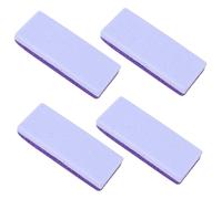 BUTIFULSIC Herramienta Exfoliante Piedras Pómez de Pu Set de 4 para Eliminar Callos y Células Muertas para Pies Púrpura Adecuado para Pedicura Profesional y Cuidado Personal