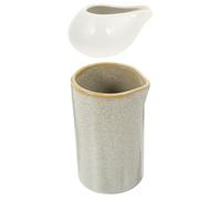 BUTIFULSIC Jarra de Cerámica Estilo Japonés, Fácil de Usar Juego de 2 de 100ml y Mantiene la Mesa Limpia para Leche y Salsa Adecuado para Hogar y Restaurante