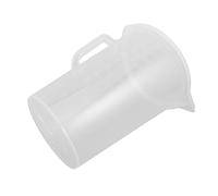 BUTIFULSIC Jarra Medidora de Plástico Pp Resistente al Calor con Capacidad de 5 Litros y Tapa, Vaso Medidor Graduado con Marcas en Ml y Oz para Cocina y Tiendas de Té de Burbujas
