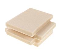 BUTIFULSIC Juego de 4 Escobillas de Goma de Lana Beige para Instalación de Vinilo en Coches, Suaves y Versátiles para Proyectos de Envoltura de Vehículos