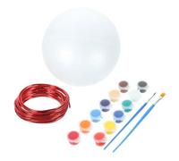 BUTIFULSIC Juego de Bolas de Espuma para Manualidades Globo Terráqueo Pequeño, Pintable y Fácil de Montar para Dibujo y Proyectos DIY Adolescentes