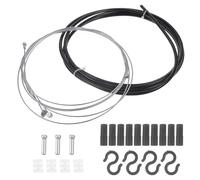 BUTIFULSIC Kit de Cables de Freno y Cambio Alta Resistencia y Flexibilidad para Bicicleta de Carcasa de Acero Galvanizado y Goma para Ciclismo Profesional