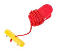 BUTIFULSIC Llave de Parada de Seguridad para Cinta de Correr, Interruptor de Emergencia Rectangular Doble Clavija 53x16 Mm con Clip para Gimnasio y Entrenamiento Doméstico
