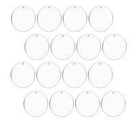 BUTIFULSIC Llavero Decorativo en Acrílico Transparente Blanco 30 Piezas, Diseño Delicado y Acabado Brillante, Adecuado para Colgante de Mochila o Mini Llavero