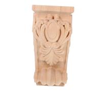 BUTIFULSIC Ménsula de Madera Tallada Estilo Europeo con Diseño de Columna Romana Corbel Duradero de Madera Maciza para Decoración Rústica y Moderna Esquinas de Muebles y Hogares