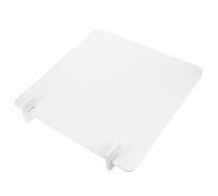 BUTIFULSIC Panel de Privacidad para Escritorio de PVC 40x40 Cm, Mampara Divisoria Protectora contra Salpicaduras, Separador para Oficina, Comedor y Aula, Pantalla de Aislamiento Segura