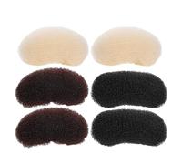 BUTIFULSIC Pinzas Pelo 6 Piezas Clips para Volumen al Cabello, Almohadillas para Raíces Invisibles, Colores Negro, Marrón y Beige, Accesorio para Peinado Femenino y Niñas, Adecuado