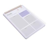 BUTIFULSIC Planificador Diario Multifuncional de Papel Púrpura Gestión Horaria y Lista de Tareas para Trabajo y Escuela