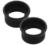 BUTIFULSIC Protectores Oculares 2 Unidades de Goma Negro, Accesorio de Microscopio Estereoscópico, Reducción de Deslumbramiento, Cubierta Protectora para Microscopio Binocular y