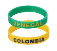 BUTIFULSIC Pulseras de Silicona Bandera del País Cómodas para Usar Paquete de 6 y Juegos Deportivos. en Partidos Internacionales