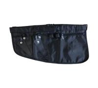 BUTIFULSIC Riñonera de Peluquería Resistente al Agua Lona Negra, Bolsa de Cintura para Tijeras y Herramientas, Diseño Simple para Peluqueros Profesionales