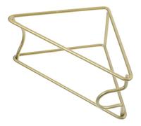 BUTIFULSIC Soporte para Vino de Hierro Moderno, Botellero de Estilo Sencillo en Color Dorado, Estante Oblicuo para Botellas, Organizador para Cocina y Comedor, 1 Pieza