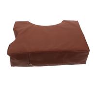 BUTIFULSIC Taburete Cojín Grueso de Esponja de Alta Resiliencia de Cuero Naranja con Elevación Regulable y Superficie Antideslizante para Pedicura y Manicura para Uso en Casa o Baño