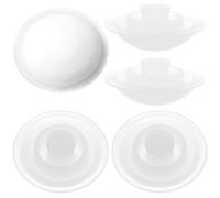BUTIFULSIC Tapones de Silicona a Prueba de Derrames Accesorios de Silicona Blanco Pack de 5 Unidades Excelente Sellado y Protección contra Fugas para Botellas de Agua