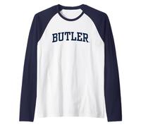 Butler Bulldogs | Universidad Oficial de la NCAA | BUTOC01 Camiseta Manga Raglan
