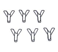 Butler in the Home: Elige tu letra favorita del alfabeto de la A a la Z o n mero del 0 al 9. 100 clips de papel negros para iniciales o fecha de