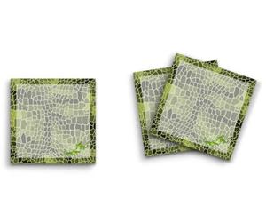 Butler in the Home Paquete de 3 notas adhesivas de 3 x 3 pulgadas, 50 hojas por bloc, escalas de cocodrilo, lindos blocs de notas divertidos, papelería y planificador de diario