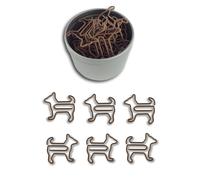 Butler in the Home Scottie Dog Shaped Paper Clips 40 Count in Silver Tin and Silver Gift Box Great for Paper Clip Collectors or Dog and Pet
