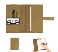 BUTORY Funda para cuaderno militar de 12,7 x 20,3 cm, funda protectora para cuaderno de campo militar (1, color caqui)