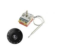 BUTPDYPEP Termostato de Horno eléctrico Controlador de Temperatura Pitco Tipo de Mando Interruptor de Control de Temperatura Ajustable 50-300C 60-200C 16 25A(NO.3 30-150C 16A)