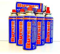 Butsir Pack de x6 cartuchos de gas, Bombonas de recarga de gas 227 g