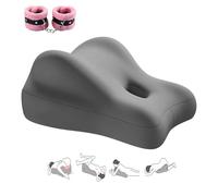 Butt Cushion Couples Pillow, Butt Cushion for Couples, Suitable for Home Use, Portable for Intimacy Support, Memory Foam Pillow with Washable Cover, Ideal Sitting and Lyings (Dark Gray)