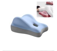 Butt Cushion for Couples, Couples Pillow for Intimacy - Sturdy Design, Wedge Pillow Memory Foam, Ideal for Sitting and Lying Ideal for Couples Intimacy (blue gray)