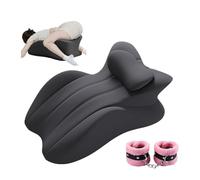 Butt Cushion for Couples, Low-Profile Design Couples Pillow for Intimacy, Wedge Pillow Memory Foam, Recovers After Impact, Provides Intimacy Support (Dark Grey)