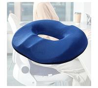 Butt Cushions for Pressure Relief, Donut Cushion Premium Memory Foam Washable, Butt Pillow for Tailbone for Hip,Tailbone,Coccyx,Sciatica,Blue