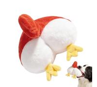 Butt Dog Toy - Squeaky Plush Farty, Lindo Farting Sound with Interactive Chew Fun, Aggressive Chewers Small Medium Large Breed, Puppy Kitten Play Toy, Home Indoor Travel Entertainment for Pets