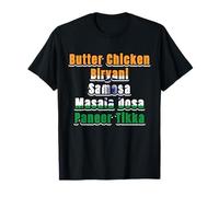 Butter Chicken Biryani Samosa Masala Dosa Paneer Tikka Camiseta